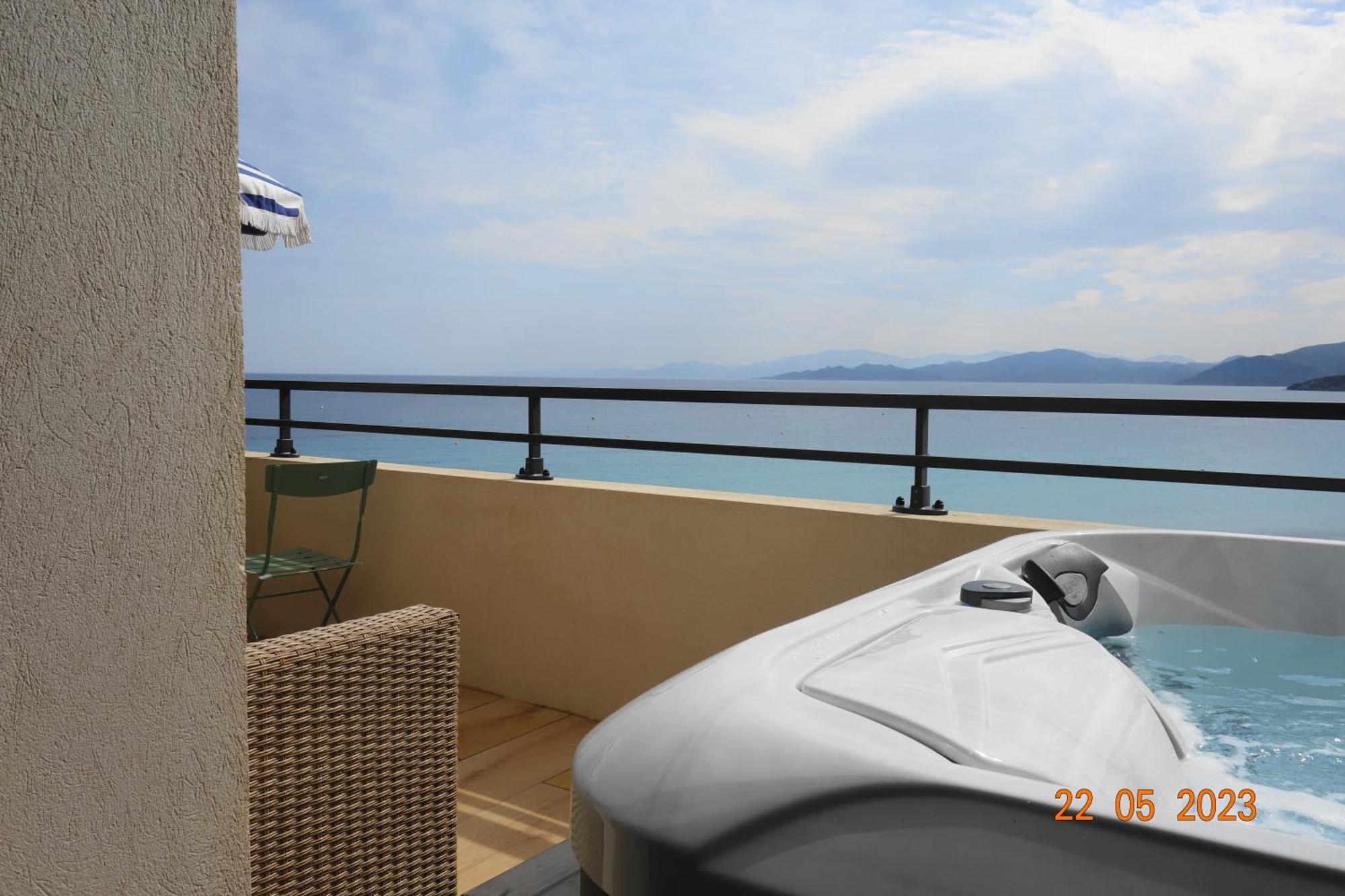 Apartmán L'Ambre LʼÎle-Rousse Exteriér fotografie